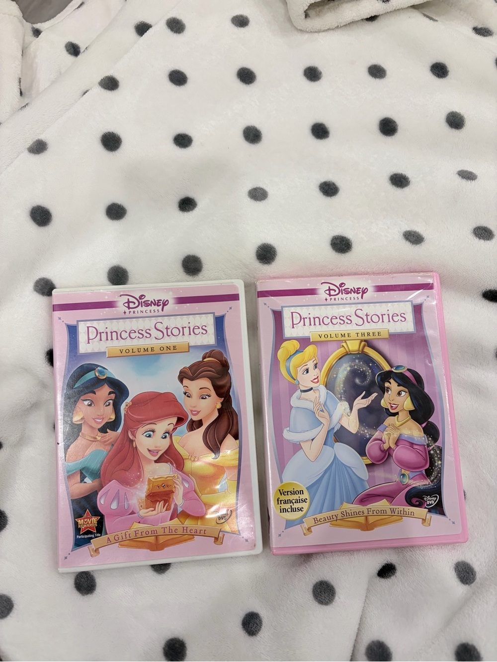 Disney Princess Stories DVD Set - Pink & Purple Covers